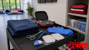 AED training supplies for special situations in CPR classes in El Paso.